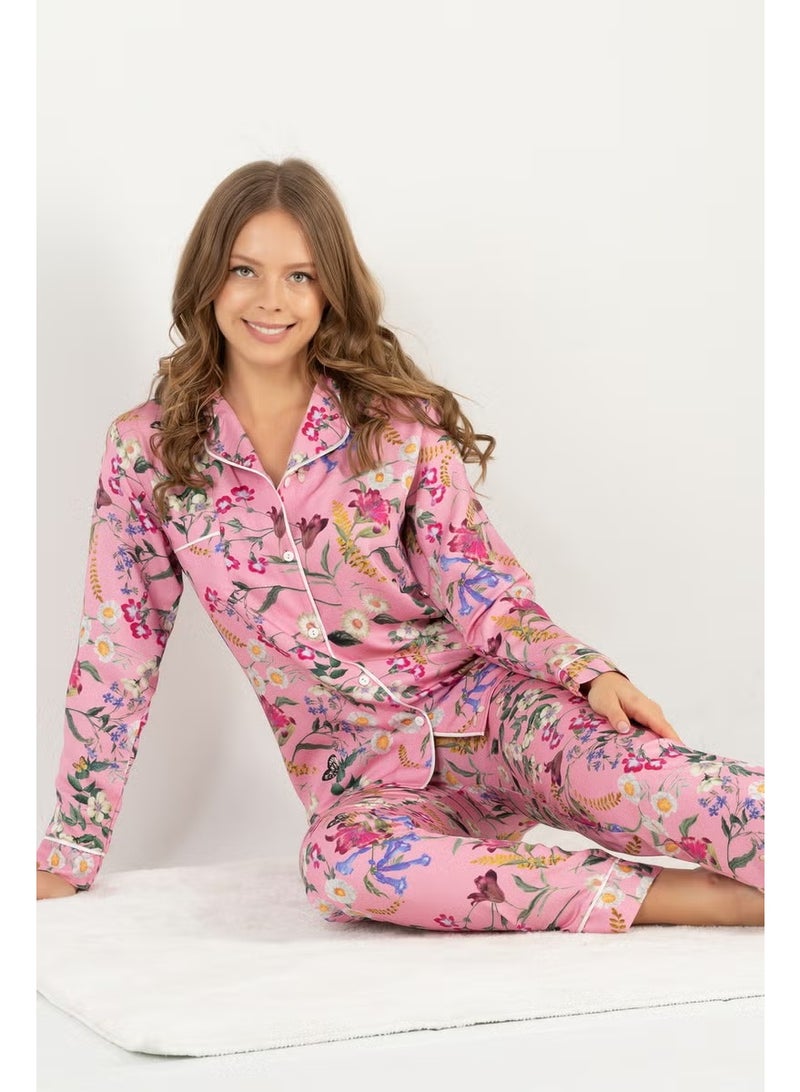 DoReMi Rosy Long Sleeve Women's Pajama Set - Image 1